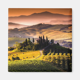 Imán Fotografía de paisajes de la Toscana, Italia