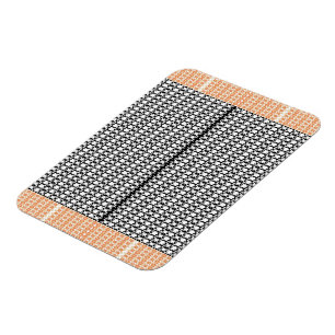 Imán Fotografía de patrón blanco y negro cautivante