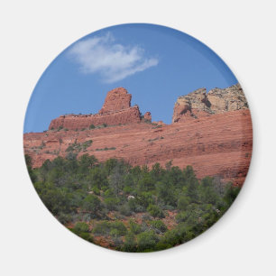 Imán Fotografía de Steamboat Rock en Sedona Arizona