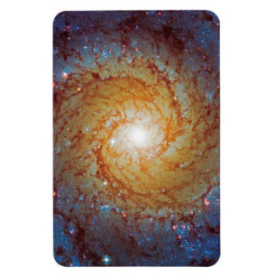 Imán Fotografía del espacio exterior de la galaxia espi