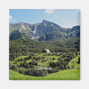 Imán fotografía del paisaje de Eslovenia
