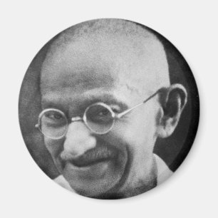 Imán Fotografía del retrato de Mahatma Gandhi