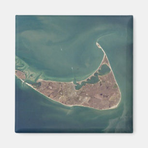 Imán Fotografía del satélite de Nantucket