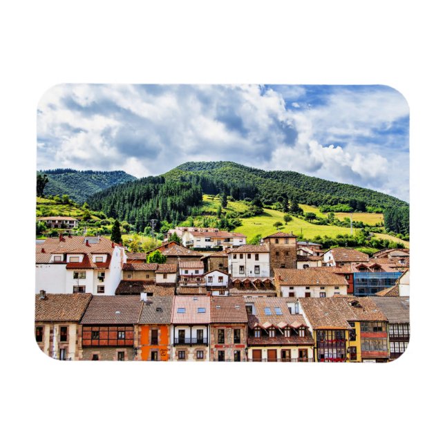 Imán fotografía escénica de Cantabria, España (Horizontal)