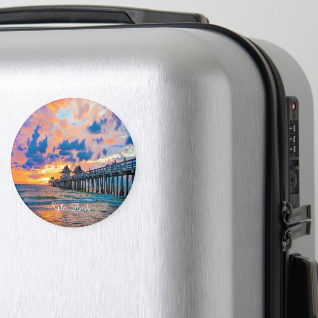 Imán fotografía escénica de Naples, Florida, (In Situ (Equipaje))