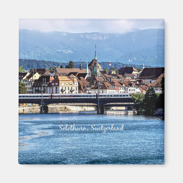 Imán Fotografía escénica de Solothurn, Suiza (Frente)