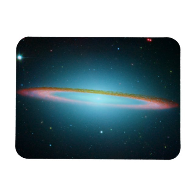 Imán Fotografía espacial Sombrero Galaxy (Horizontal)