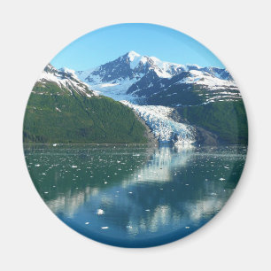 Imán Fotografía Hermosa de Alaska en el Fiordo de Colle