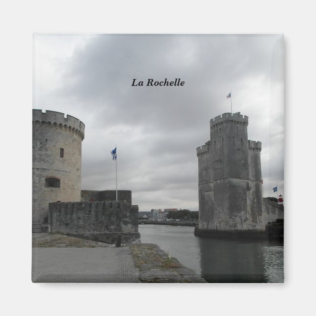 Imán Fotografía La Rochelle, Francia - (Frente)