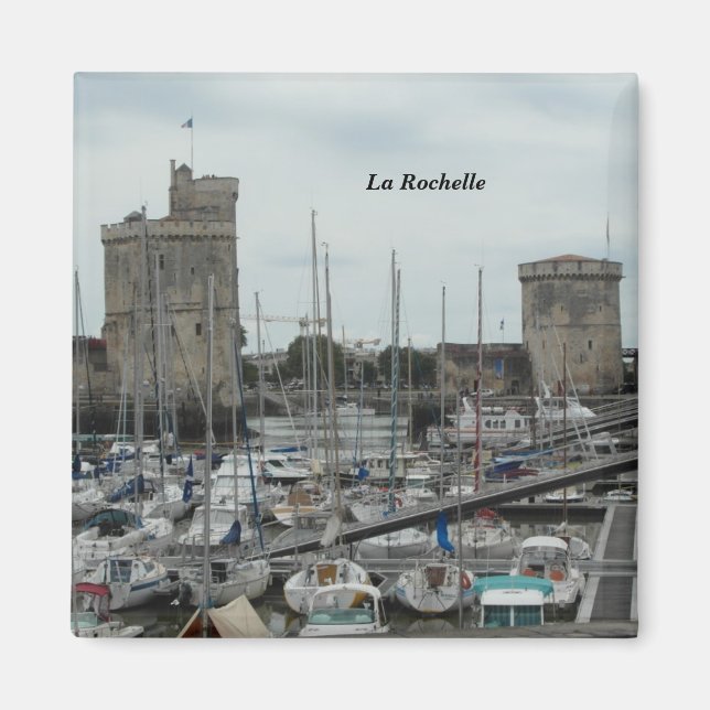 Imán Fotografía La Rochelle, Francia - (Frente)