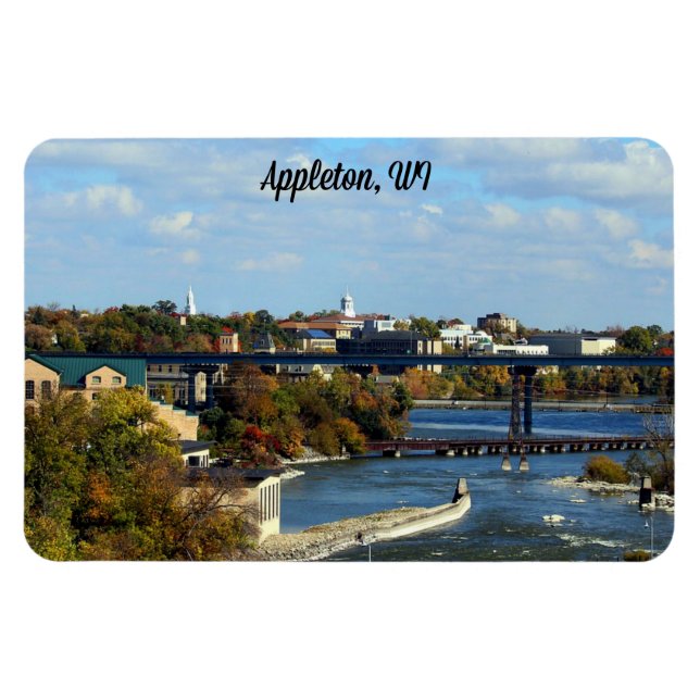 Imán Fotografía panorámica de Appleton, WI (Horizontal)