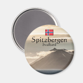 Imán Fotografía panorámica de Svalbard