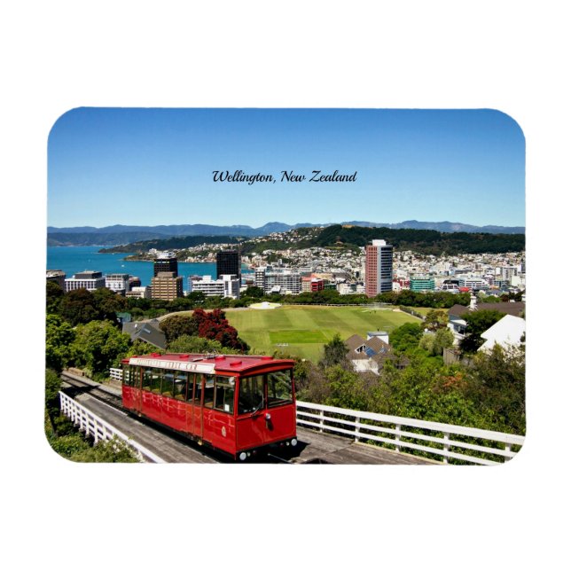 Imán Fotografía panorámica de Wellington, Nueva Zelanda (Horizontal)