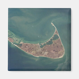 Imán Fotografía satelital de Nantucket