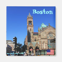 imán fotográfico de Boston Massachusetts