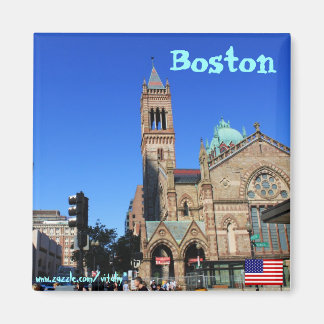 imán fotográfico de Boston Massachusetts