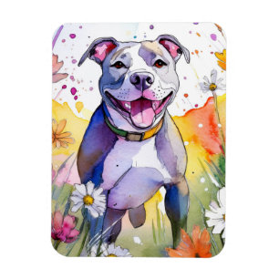 Imán fotográfico de Bulldog Pit