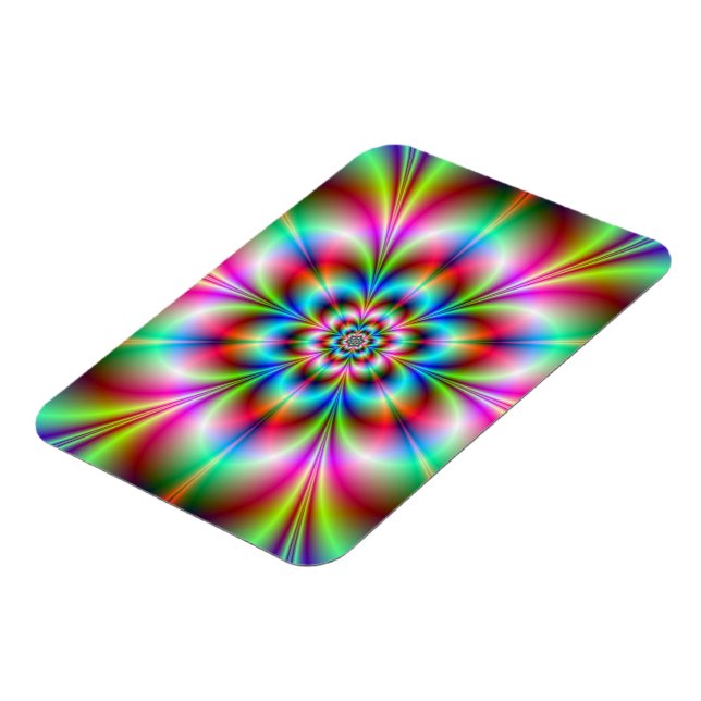 Imán fotográfico de energía de flor (Lado Izquierdo)
