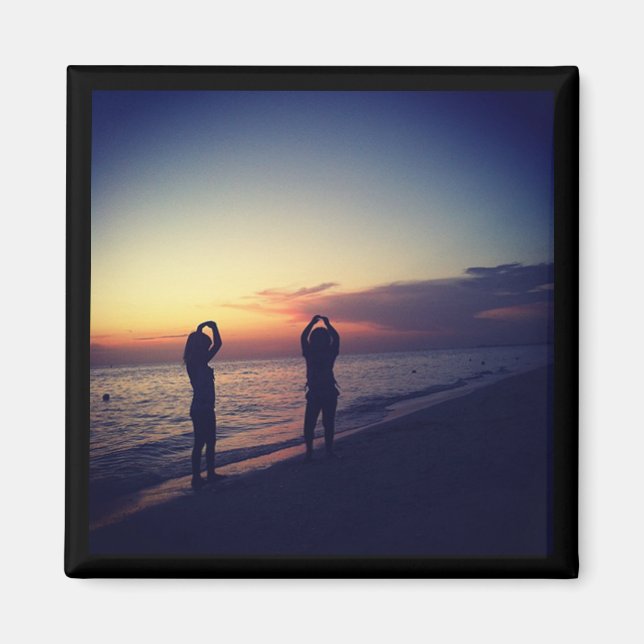 imán fotográfico de instagram (Frente)