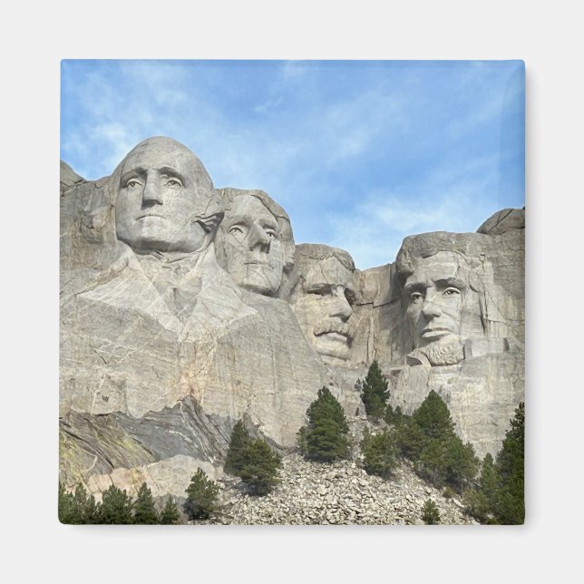 Imán fotográfico de Mt. Rushmore (Frente)