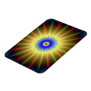 Imán fotográfico Estrella Radiante