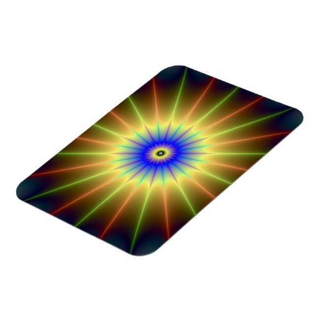 Imán fotográfico Estrella Radiante (Lado Izquierdo)
