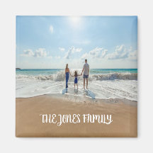 Imán fotográfico familiar personalizado