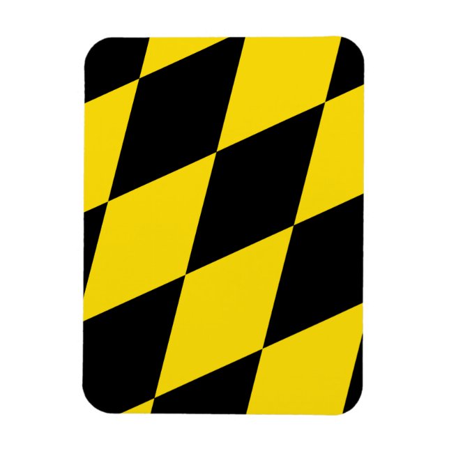 Imán fotográfico flexible con bandera de Múnich (Vertical)