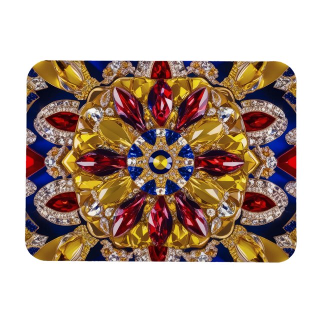 Imán fotográfico flexible con colores colombianos (Horizontal)