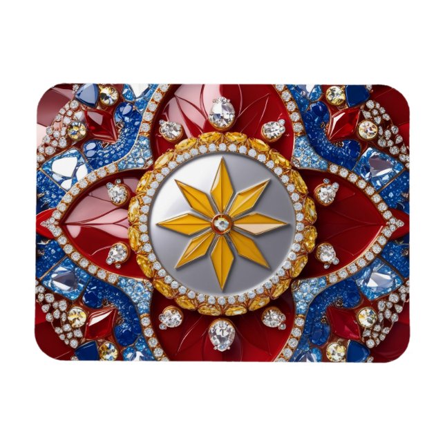 Imán fotográfico flexible con coloridos colombiano (Horizontal)