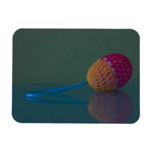 Imán fotográfico flexible de huevo de pascua color