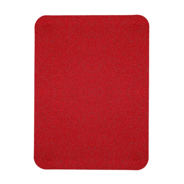 Imán fotográfico flexible de Personalizado rojo te (Vertical)