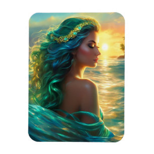 Imán fotográfico flexible de sirenas