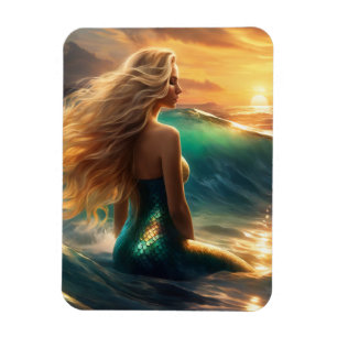 Imán fotográfico flexible de sirenas