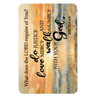 Imán fotográfico flexible-Micah 6:8