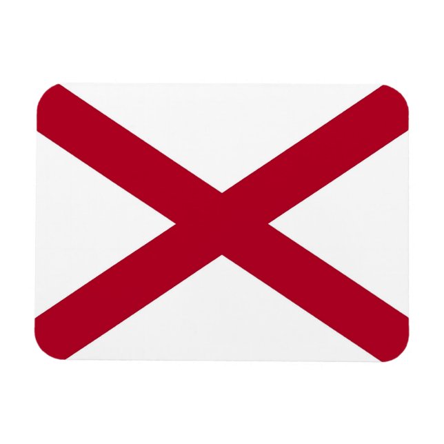 Imán fotográfico flexible patriótico con bandera d (Horizontal)