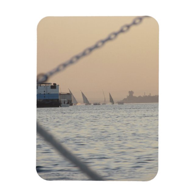 Imán fotográfico flexible River Nile Sunset (Vertical)