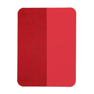 Imán fotográfico flexible rojo de dos tonos textur