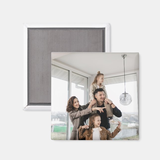 Imán fotográfico, imán Personalizado, recuerdos fa (Anverso/Reverso)