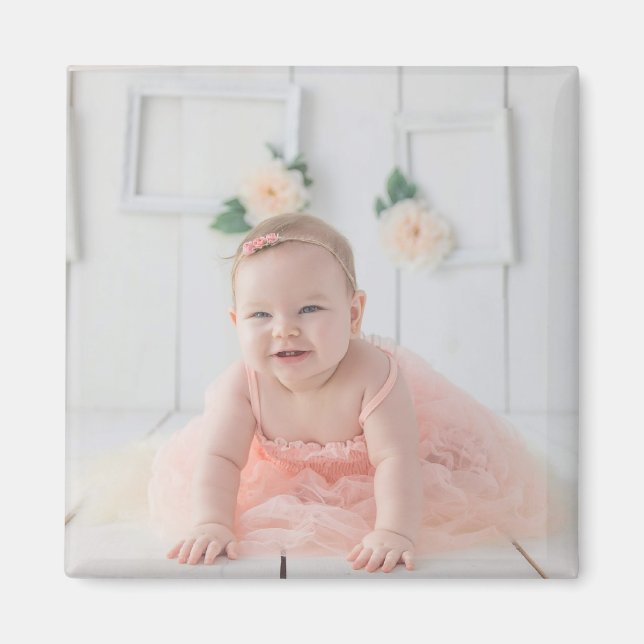 Imán fotográfico personalizado (Frente)