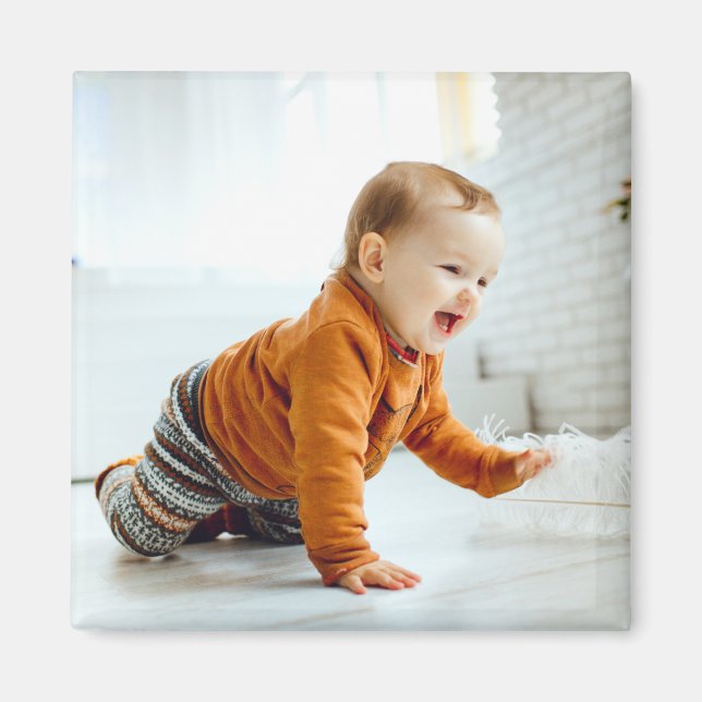 Imán fotográfico personalizado (Frente)