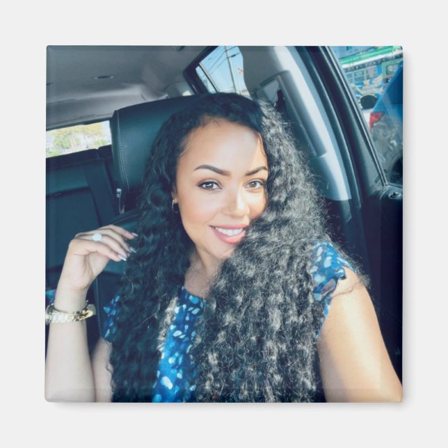 Imán fotográfico personalizado (Frente)