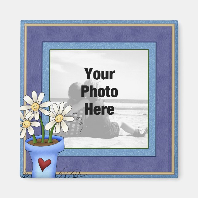 Imán fotográfico personalizado (Frente)