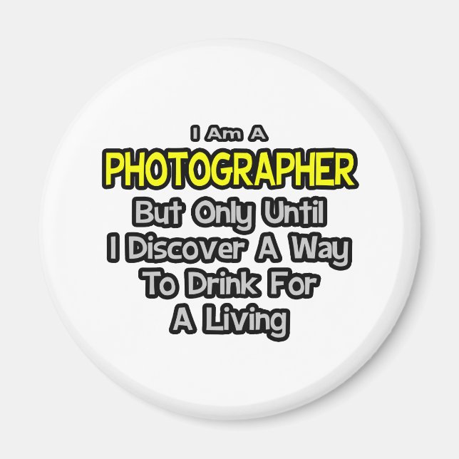 Imán Fotógrafo .. Beber para vivir (Frente)