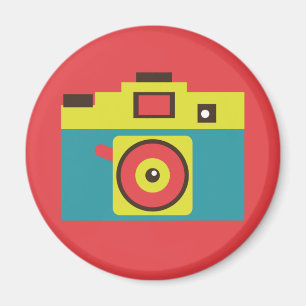 Imán Fotógrafo colorido de la cámara de la diversión