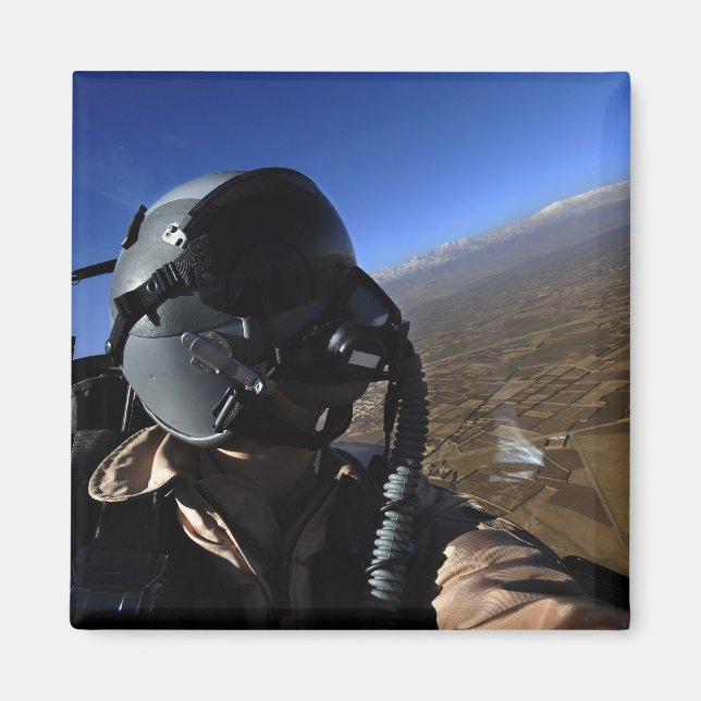 Imán Fotógrafo de combate aéreo de la Fuerza Aérea de E (Frente)
