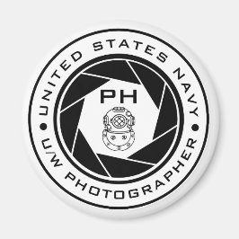 Imán Fotógrafo submarino de la Marina de Estados Unidos