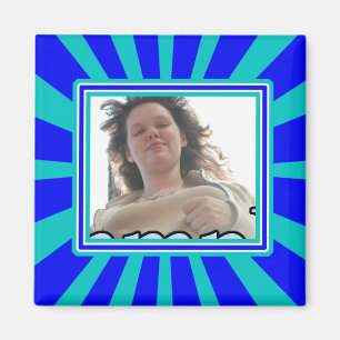 Imán Fotograma retro de Groovy 1970