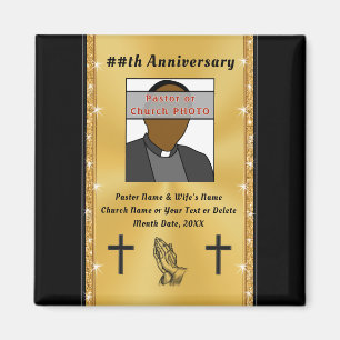 Imán Fotos baratas favorecen el aniversario del pastor 