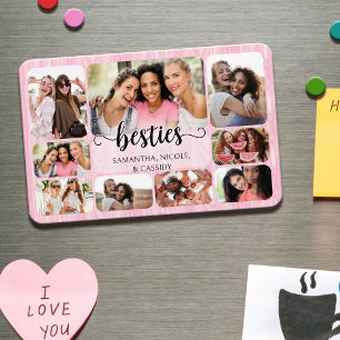 Imán Fotos de amistad de chicas Mejores amigas Collage